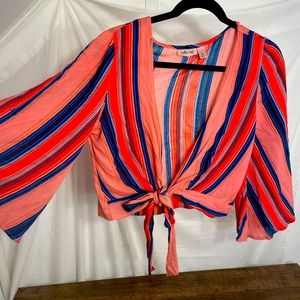 Willow Root Wrap tie shirt Small